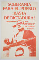 Soberanía para el pueblo ¡Basta de dictadura!