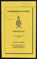1997 Combermere School Speech Day