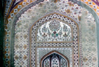 Detail of Painting around the Mosque Mihrab