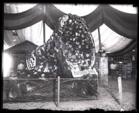 Huntington Beach's "The Horn of Plenty" display at the Orange County Fair, Orange County, 1926