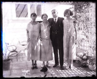 Judge Benjamin Franklin Bledsoe and his family, Los Angeles, circa 1920s