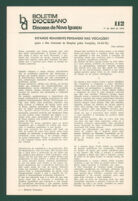 Boletim Diocesano, Edição 112, Abril 1978
