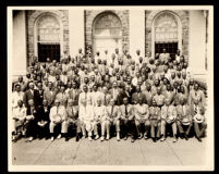 Sigma Pi Phi Fraternity members at a national boulé meeting, 1950s