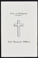 Service of Thanksgiving: Cecil Beaumont Williams