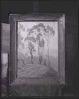 Photo of a landscape painting by Benjamin C. Brown, Los Angeles, 1920s