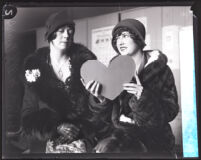 Actress Ethlyne Clair and Elizabeth Nourse, Los Angeles, circa 1929