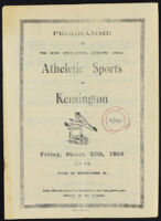 Programme of the Barbados Inter-School Athletic Union Athletic Sports 1960