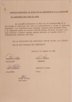 Credenciales del Segundo Consejo de la Confederación Campesina del Perú - primer fólder