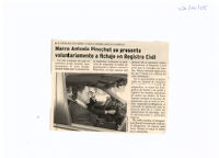 Marco Antonio Pinochet se presenta voluntariamente a fichaje en registro civil