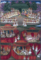Janaka and Rama; Kausalya and Sita