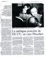 La ambigua posición de EE.UU. en caso Pinochet