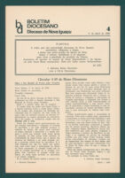 Boletim Diocesano, Edição 4, Abril 1969