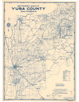 Metsker's map of Yuba County, California.