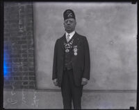 Harry Burgess Imperial Potentate for the Shriners, Los Angeles County, 1920ss