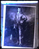 Famed "Blue Boy" painting by Thomas Gainsborough, Los Angeles, 1921