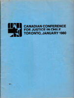 Canadian conference for justice in Chile Toronto, January 1980