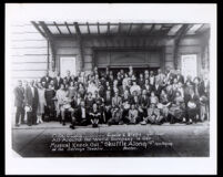 Cast of the African American musical "Shuffle Along," Boston, 1921-1924