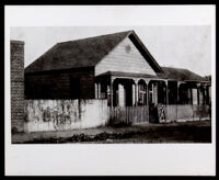 House owned by the Owens family, First and Los Angeles St., Los Angeles, 1870