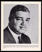 Whitney M. Young, civic leader, and author, 1959-1968