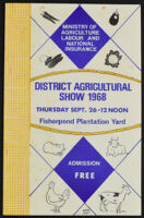District Agricultural Show 1968