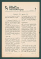 Boletim Diocesano, Edição 2, Fevereiro 1969