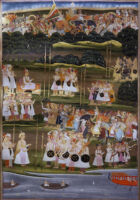 Bharata's army; King Guha's army