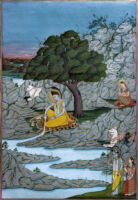 Sati and Shiva in Kailasa