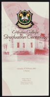 2001 Erdiston College Graduation Ceremony