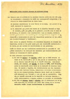 Memorandum sobre Asamblea General de Naciones Unidas