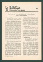 Boletim Diocesano, Edição 41, Maio 1972