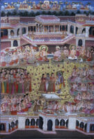 Sita garlanding Rama