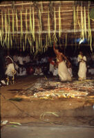 Theyyam festival - Pulluvan Sarpam thullal ritual enactment, Kalliasseri (India), 1984