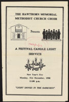 Hawthorn Memorial Methodist Church Choir: Festival Candle Light Service