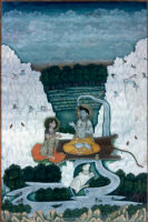 Shiva and Parvati at Kailasa