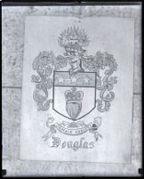 Coat of arms for the "House of Douglas" that was used by hoaxer Robert Andrews, Los Angeles, 1924