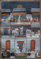 Dasharatha visiting kopabhavan; suspense and in the palace