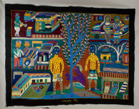 Wall hanging, Kaross Workers, Tzaneen, South Africa