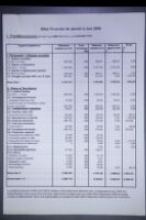 Budget prévisionnel 2000 - Bilan Financier 1999