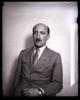 British economist Edward Beddington-Behrens, Los Angeles, circa 1935