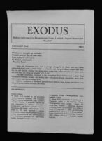 Exodus. Biuletyn Informacyjny Ekumenicznej Grupy Lesbijek i Gejów Chrześcijan - Exodus