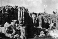 View of a karst rock formation