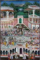 Rama and Lakshmana at svayamvara