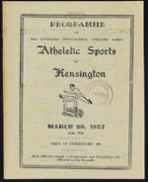 Programme of the Barbados Inter-School Athletic Union Athletic Sports 1957