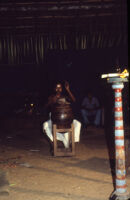 Theyyam festival - Cākyār kuthu  "Hanuman Pira" narrative, Kalliasseri (India), 1984