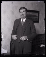 Standing portrait of Leonard Kip Rhinelander, Los Angeles, 1929