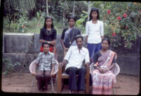 Sri Sreedharan Nair and his family, Vazhoor (India), 1984