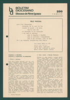Boletim Diocesano, Edição 100, Abril 1977