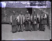 Five bishops attending the Los Angeles Sesquicentennial, Los Angeles, 1931