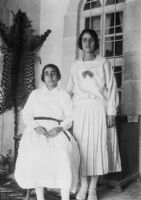 Indoor portrait of Lili and Asma Jabbur