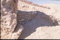 Completed rubble walls above tomb